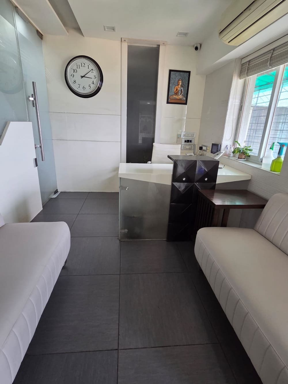 Reception area at the Halogen Pharmachem office